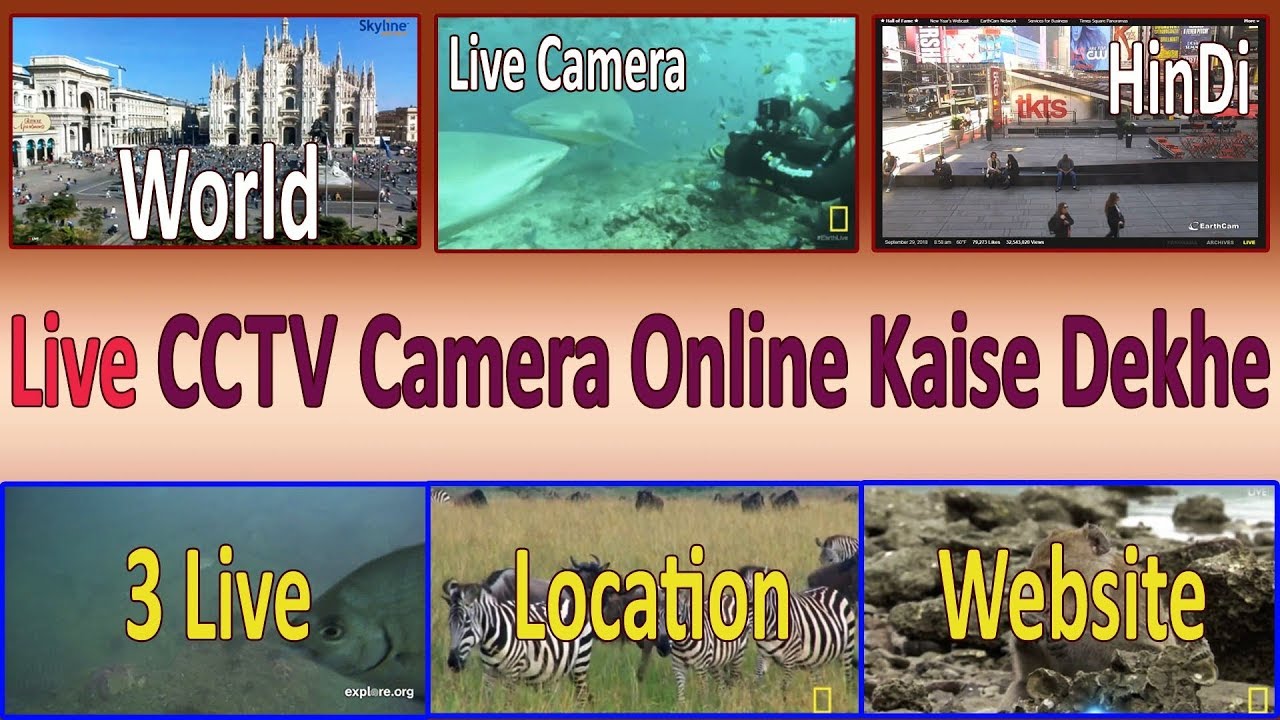 Watch Live CCTV Camera of World any Location on Mobile cam