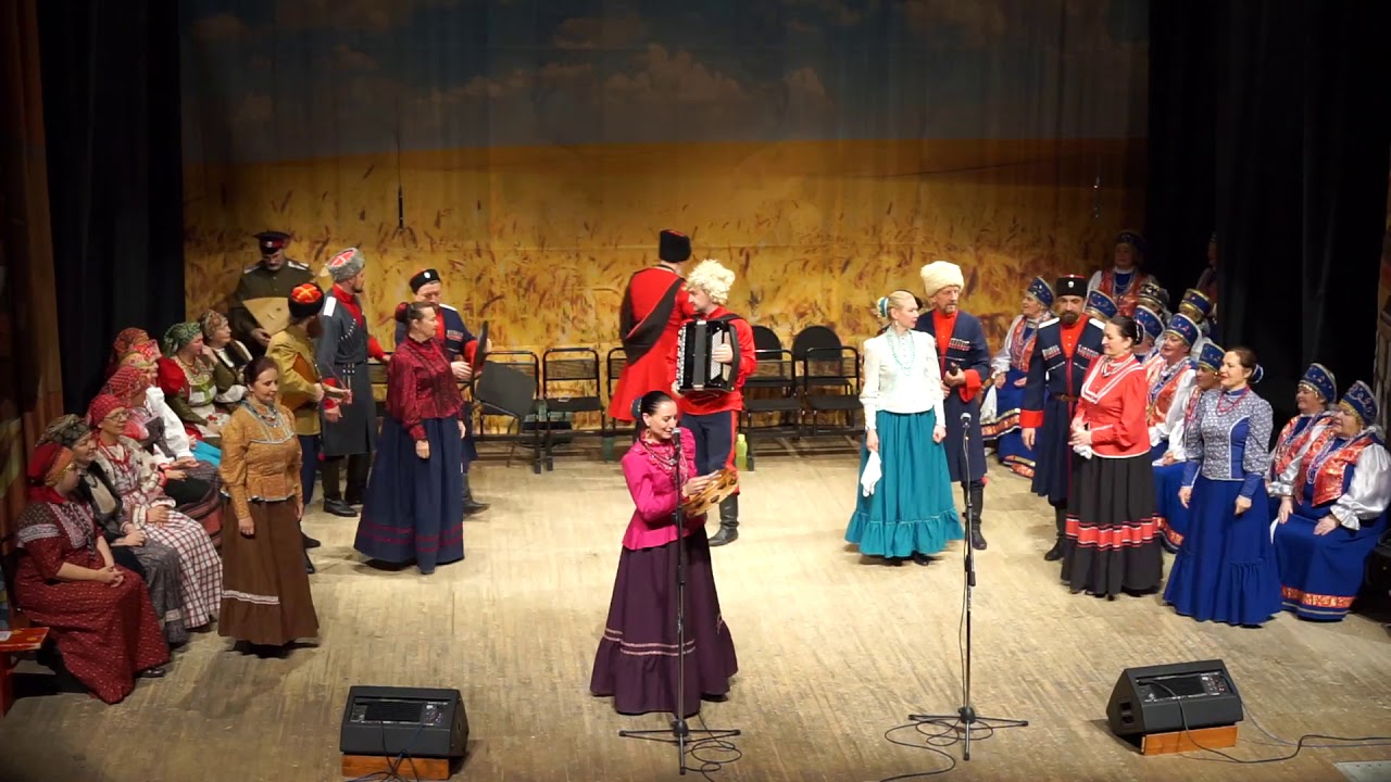 Под горою калина