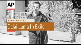 Dalai Lama In Exile - 1959  | Today In History | 31 Mar 17