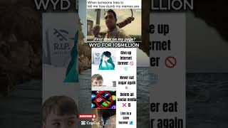 What would you do for 10 million dollars? #memes #moneychallange #money #money mindset #funnymemes