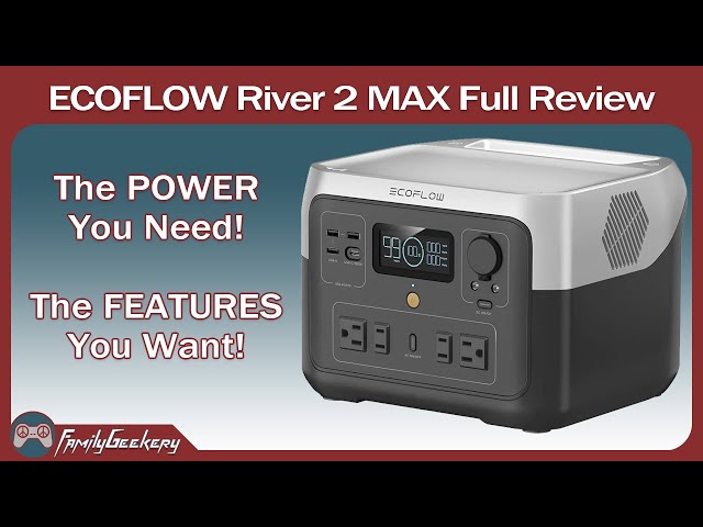 EcoFlow RIVER 2 MAX Portable Power Station