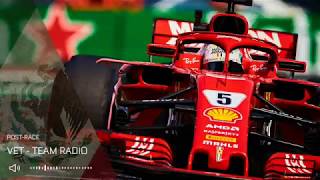 Kimi Raikkonen & Sebastian Vettel post-race TEAM RADIO 2018 Mexican GP