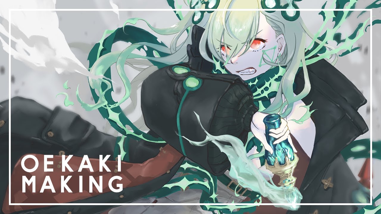 イラストメイキング シノアリス 淘汰編マッチ売りの少女を描いてみた Youtube