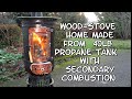 Sci-fi looking  Wood stove, with Secondary combustion.