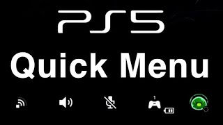 Ps5 How To Access Quick Menu Easy New