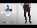 Top 10 Fitness Trousers For Men [2018]: Under Armour Men's Rival Cotton Jogger Pants, Black, Small