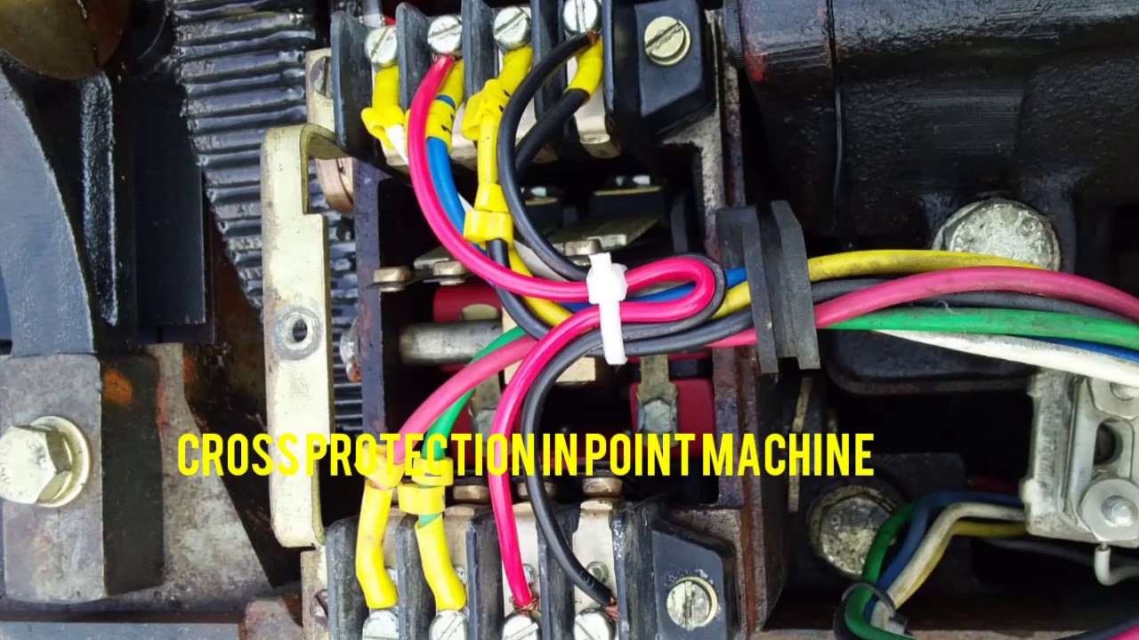 Cross Protection Wiring In Point Machine Youtube