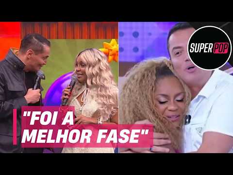 Leo Dias e Cariúcha se reencontram pela primeira vez na TV e relembram momentos no 'Fofocalizando'