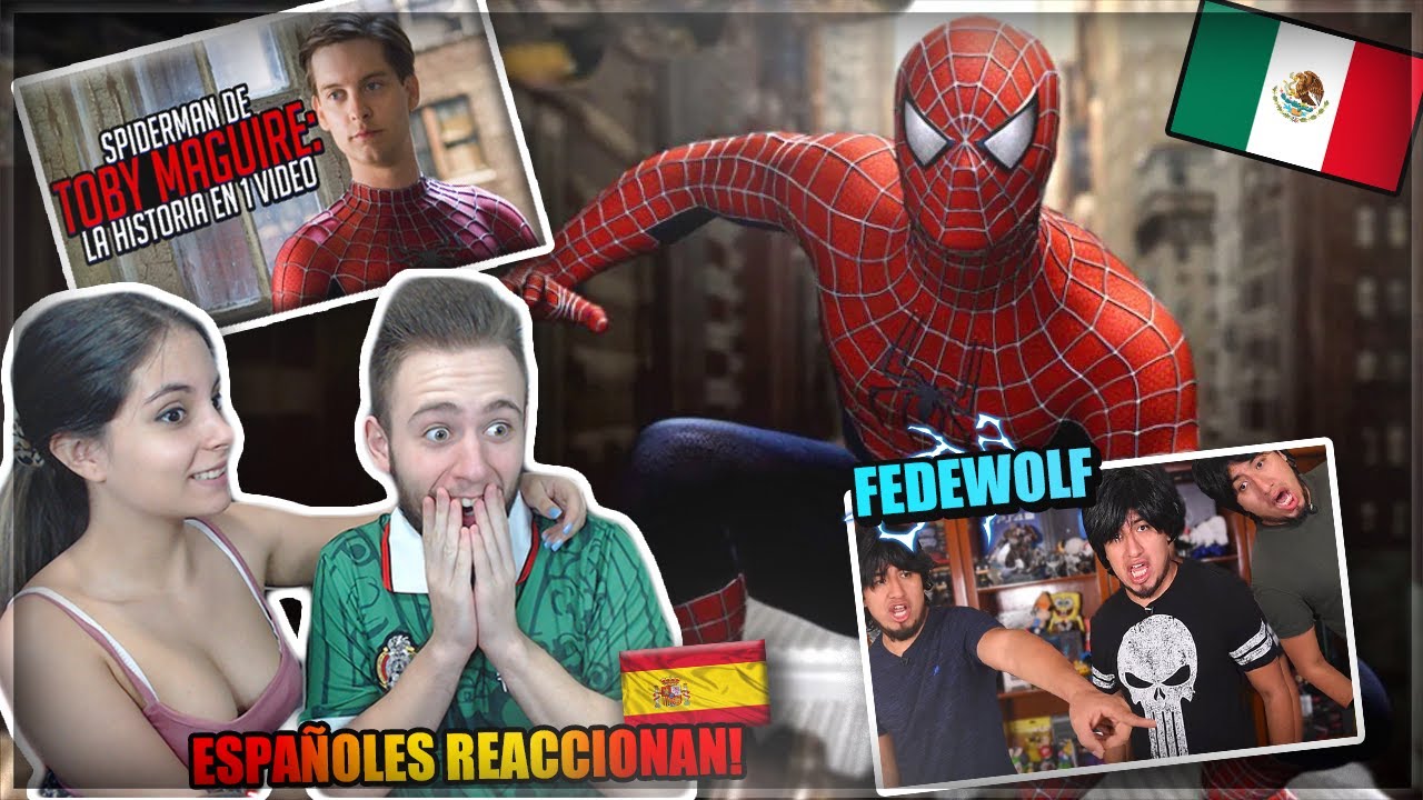 🇪🇸ESPAÑOLES REACCIONAN FEDELOBO | SPIDER-MAN La Historia en 1 Vídeo | HUMOR MEXICANO🇲🇽