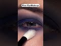 Blue EyeMakeup Tutorial 💙✨#makeup #softglamlook #youtubefeed #viral #shorts #ytshort #eyemakeup