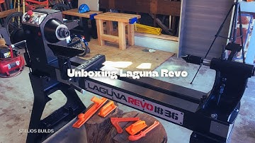 New   Laguna Revo 18 36 Unboxing   Assembly   Overview   lathe first impressions   Review