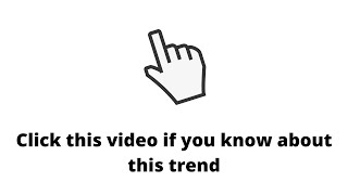 Click this video if you know about this trend. (MY LAST VIDEO OF 2020)