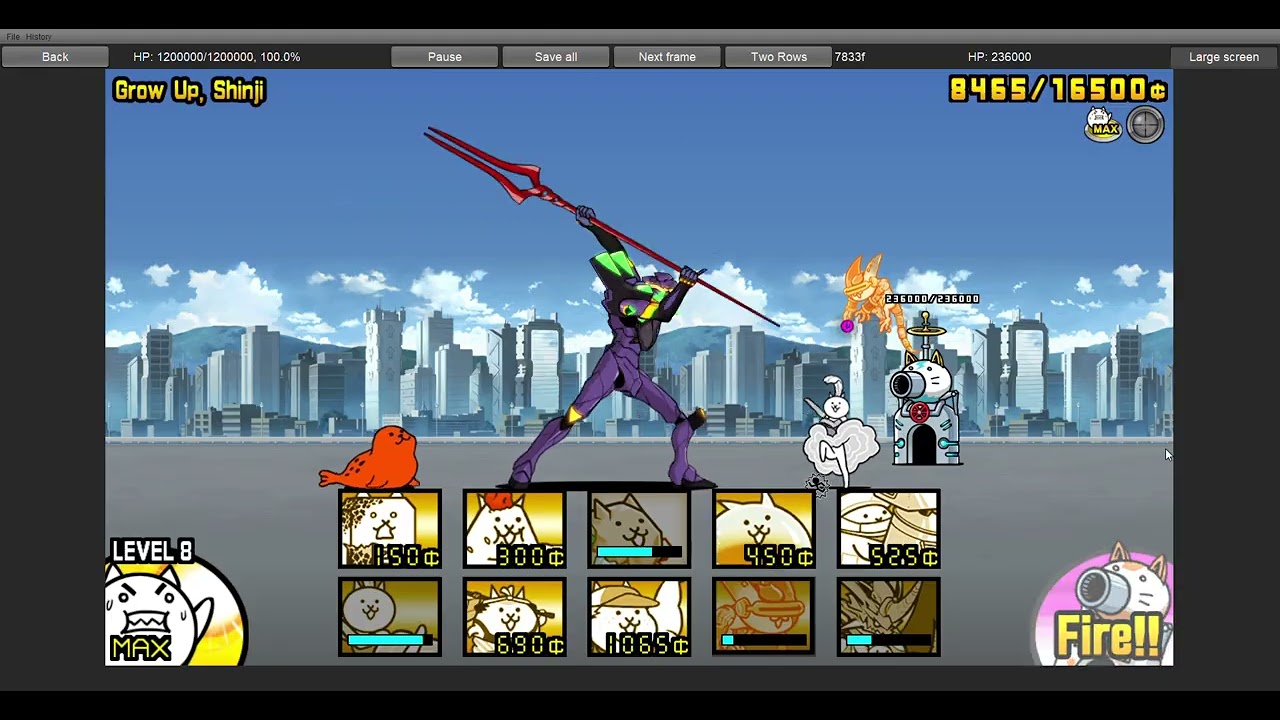 Battle Cats | Grow Up Shinji 2.5 star (250% mags)