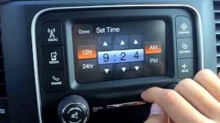 Uconnect Radio 5.0 Time