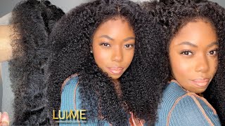 Afro Inspired Wig With 4C Kinky Edges And A Undetectable Realistic Lace 100% Glueless Luvme Hair