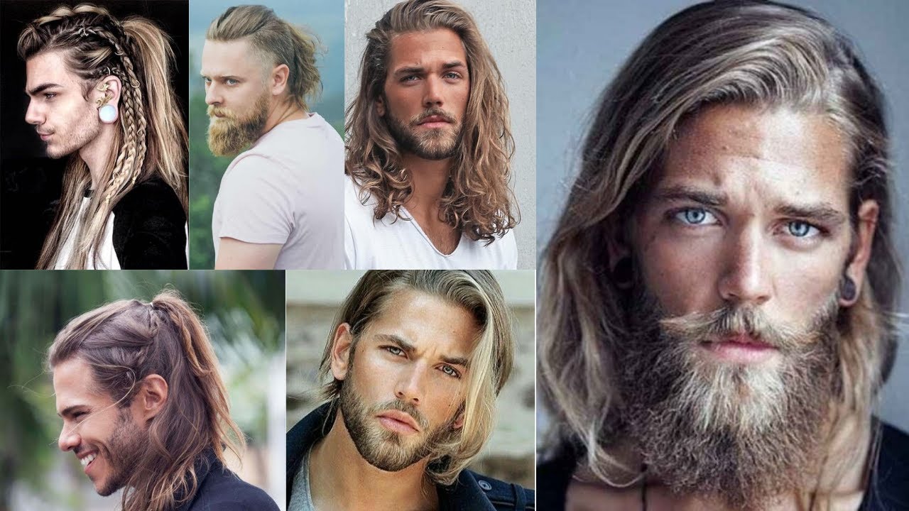 9. Blonde Plaited Viking Hair for Men - wide 8