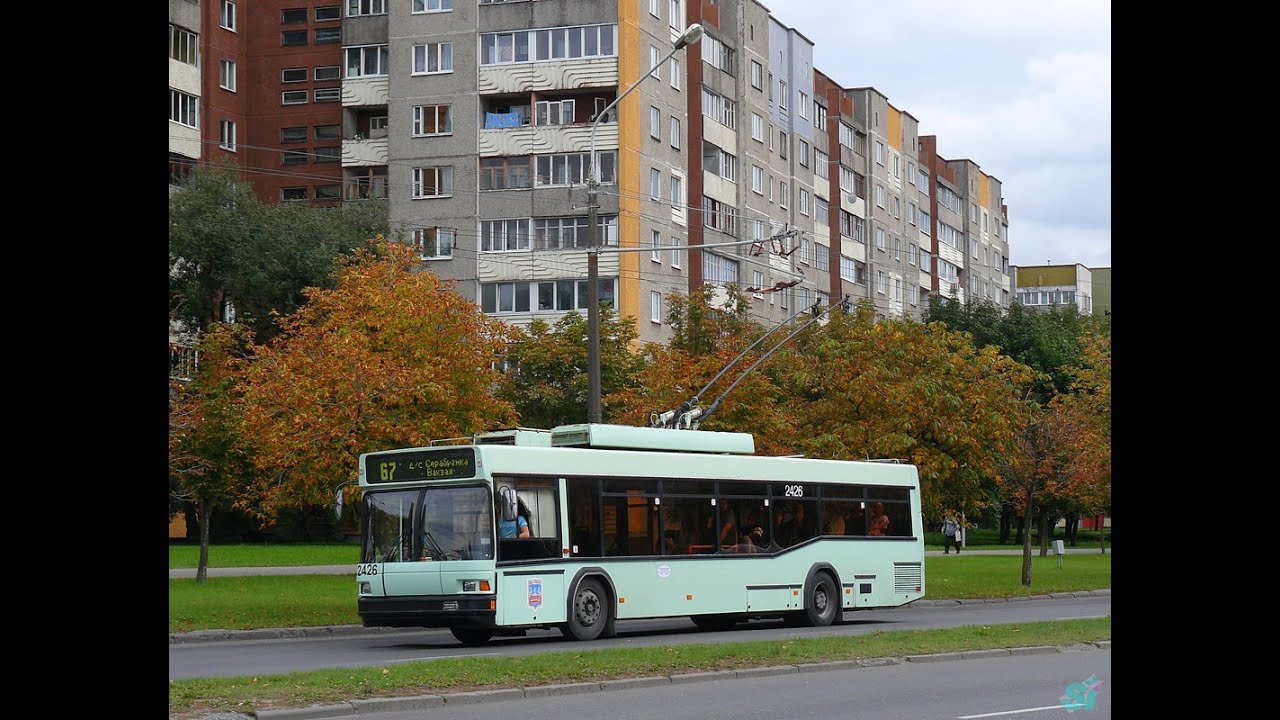 Троллейбус Минска БКМ-221,борт.№ 2426,марш.51 (16.03.2020)