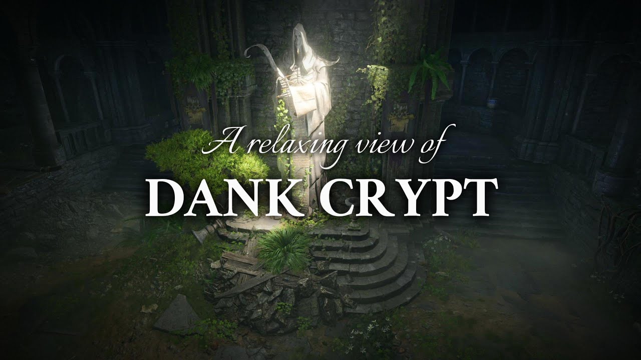 Baldur's Gate 3 - Dank Crypt - Dungeon ambience & music (3H)