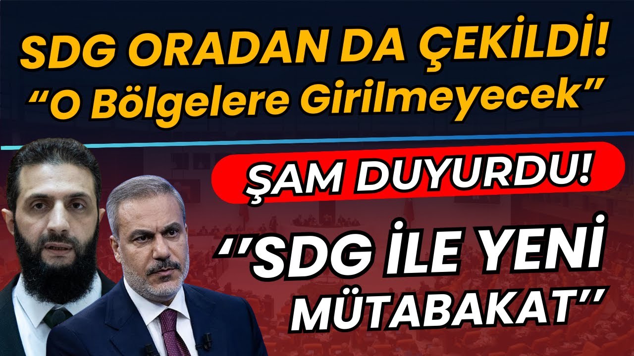 SDG Bir Bölgeden Daha Çekildi: Şam Anlaşmayı Duyurdu 'Girilmeyecek'