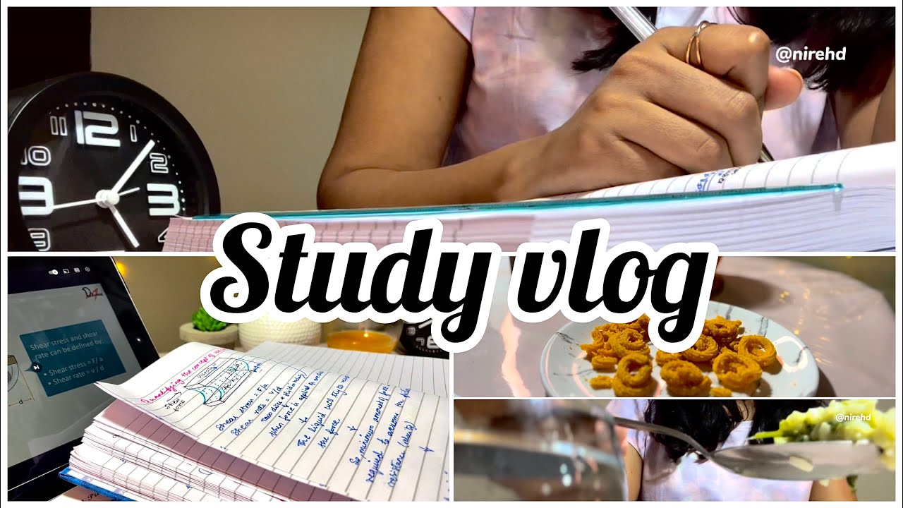 A study day in my life | Productive study vlog - YouTube