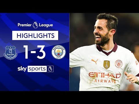 Silva STUNNER caps City win ✨ |  Everton 1-3 Manchester City | Premier League Highlights