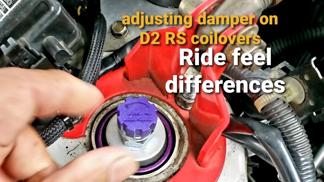 Adjusting D2 RS coilovers damper YouTube