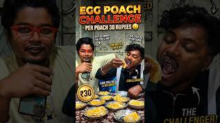 UNLIMITED EGG POACH CHALLENGE 🤑 #viral #trending #shorts #shortsfeed #short #foodchallenge #minivlog