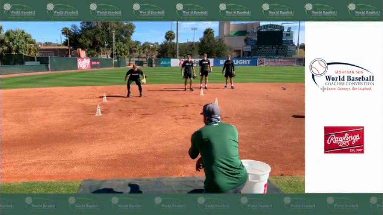 Tuesday Tip Four Cone Drill from Steve Trimper's "Infield AZ" Session at 2021 World Baseball