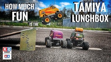 Tamiya Lunchbox Fun | Featuring 3 Tamiya Lunchboxes...and a Ramp