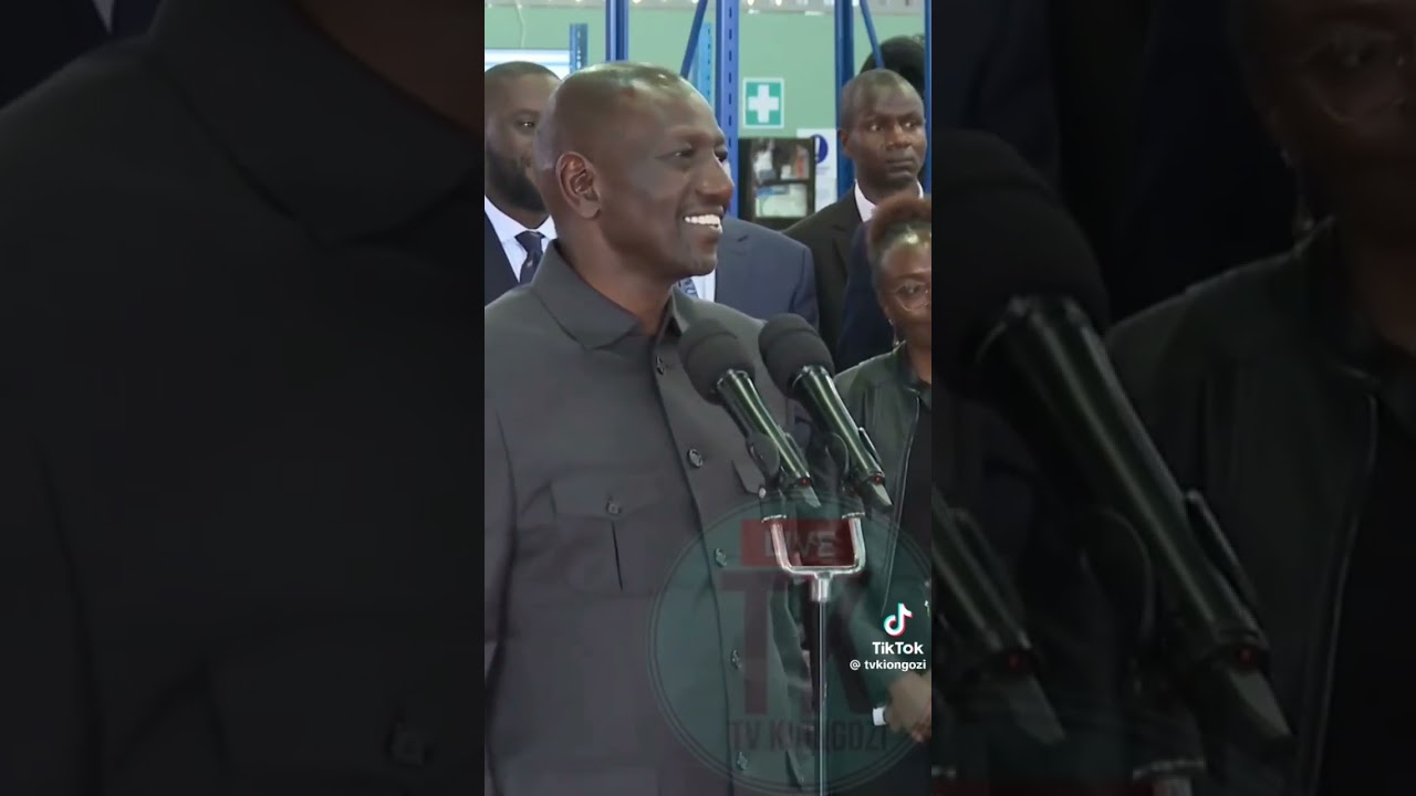 Today's President Ruto Causing Laughter During his meeting.