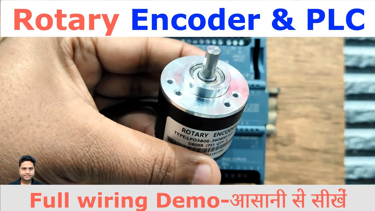 8. Rotary encoder wiring with Siemens PLC for beginners - YouTube