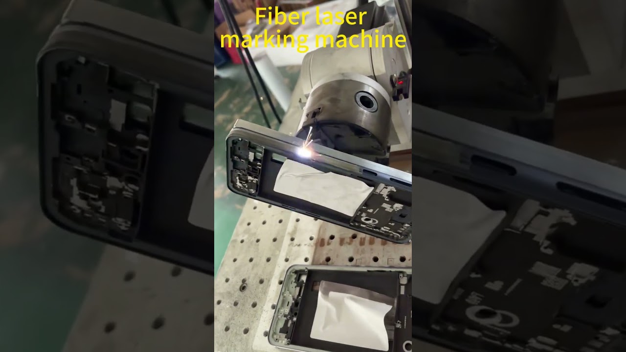 Fiber laser marking machine , customized five-axis rotary laser engraving machine