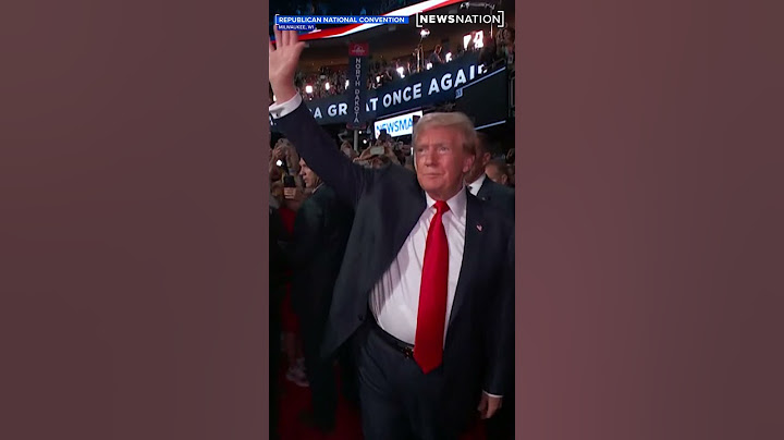 Trump makes first RNC appearance with bandaged ear