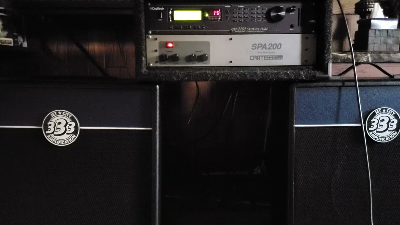 Digitech GSP2101 + Crate SPA-200 - Jake E Lee