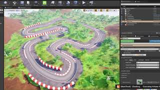 Procedural racing track (UE 4 + Houdini) - v3 screenshot 4