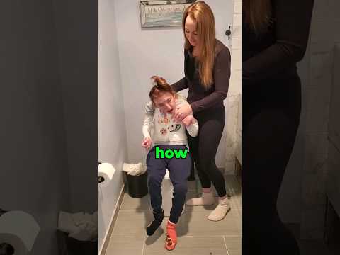 How my Daughter goes to the bathroom #shorts #trending #love #family #mom #shortvideo #youtubeshorts