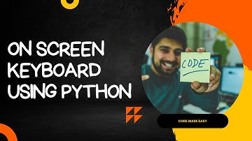 Making On Screen keyboard using Python | Part -1 | Python Major Project -1 | #python