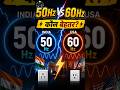 50 Hz vs 60 Hz ⚡ आखिर कौन बेहतर है? #trending #viral #electrical #50hz #60hz #viralvideo #india