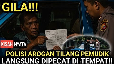 GILA!!POLISI INI TILANG PEMUDIK SEMBARANGAN, LANGSUNG DIHABISI JENDRAL DI TEMPAT