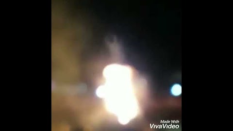 penampakan saat acara api unggun perkemahan