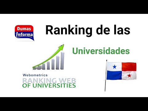 Ranking webometrics de las universidades panameñas