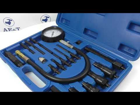 Компрессометр дизельный 0-1000PSI и 0-70атм с адаптерами для всех дизелей в мире TA-G1011