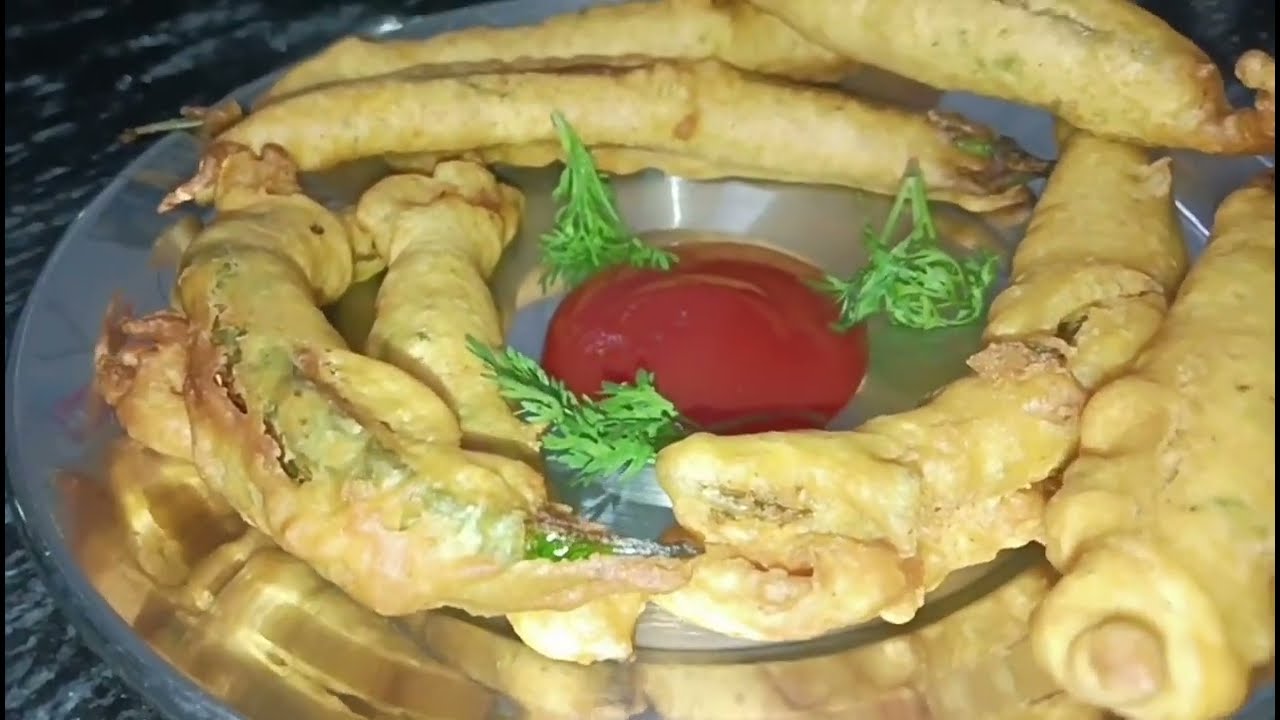 मिर्ची भजिया रेसिपी|mirchi pakoda kaise banaye| tasty swadist pakoda recipe| by menka