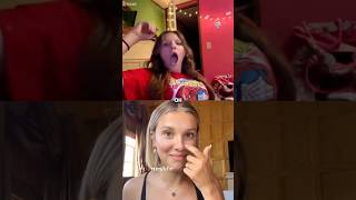 Yeah going on Omegle for my fam❤️ #milliebobby #mills #omegle #strangerthings #omeglefunny #ytshorts