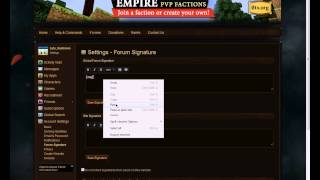 How to add a signature to your Enjin forum posts!