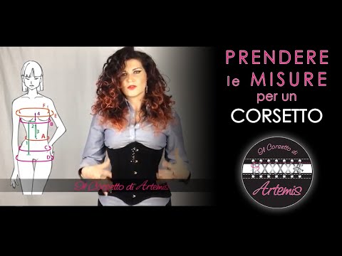 Prendere le misure per un Corsetto Personalizzato