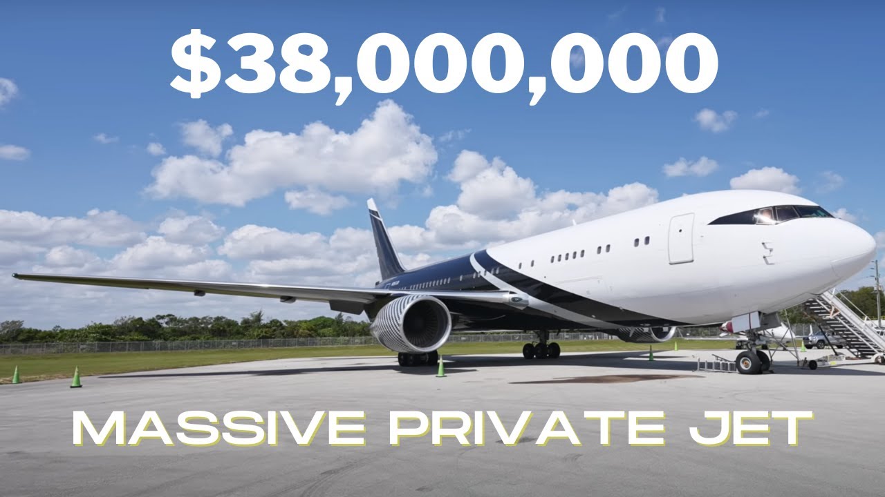 Inside One of The Largest PRIVATE JETS in The World! - YouTube
