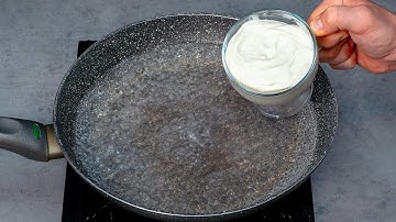 I just add yogurt to boiling water! I eat them instead of bread