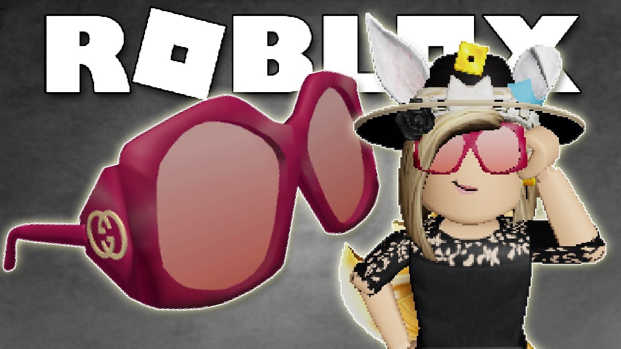 Oculos Rosa - Roblox