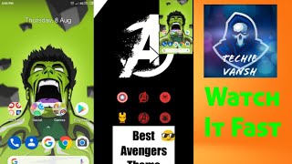 Best Avengers Theme For Nova Launcher!! (TUTORIAL) screenshot 5
